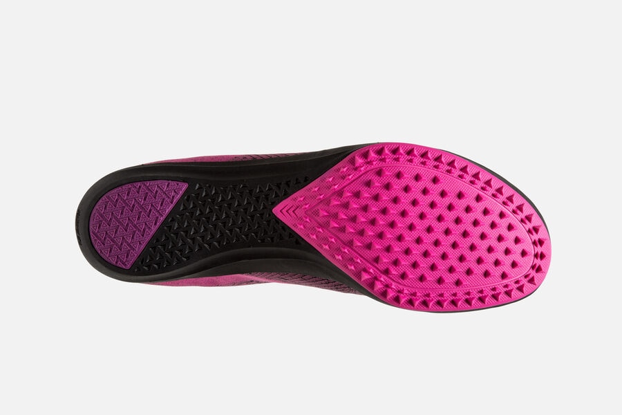 Brooks Mach 19 Spikeless Spikes Loopschoenen Dames - Roze/Zwart - 031926RBM